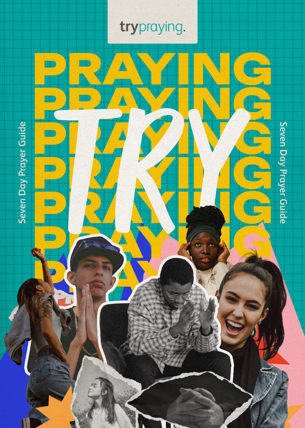 The cover of the trypraying booklet